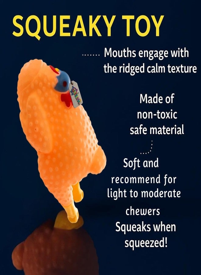 Western Era Turkey Chicken Squeaky Dog Toy | Realistic Roasted Bird Design | Fun Chew & Play Toy for Dogs | Soft Rubber Squeaker Toy for Puppies, Small & Medium Breeds | Fetch & Stress Relief - Image 5